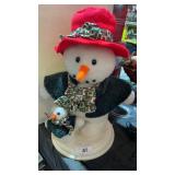 Animated Christmas Snowman& Child