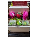 3 Boxes of Large Decorative Ornaments