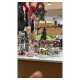 4 Boxes w/ Mostly Ceramic Christmas