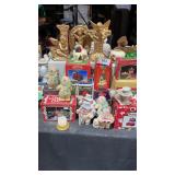 Wood Face Bear, Christmas Decorations