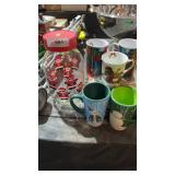 Santa Storage Jar, Mugs & More Mugs