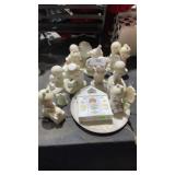 13 Precious Moments Figurine and Plate