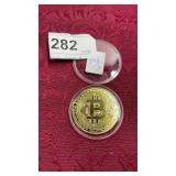 24kt Gold Plated BIT Coin