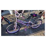 Pink 2 cool bike.  Needs tires Aires and seat