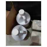 2 gallons of skin cleaner with emollients .  Hi