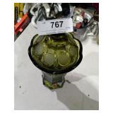 37. Green fostoria glass