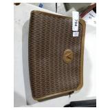 54.  V clutch handbag