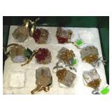 LED Christmas light up ornaments