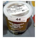 Cold galvanized coating