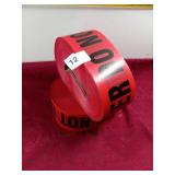 2 Rolls Red Barricade "Tape Danger Do Not Enter"