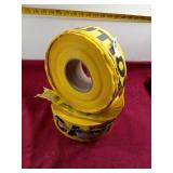 2 Rolls Barricade Tape Yellow- Caution Tape 3" x