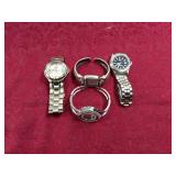 4 Assorted Wristwatches - Need Batteries