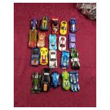 20 Die Cast Metal Hot Wheel Cars