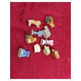 10 "Wade Whimsies" Mini Figurines from Ireland -