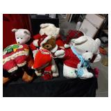 Holiday stuffed toys