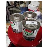 3 Oatey Medium Clear PVC Cement