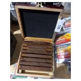Wood Box w/ 8 Wrapped Bars