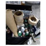 Grab Box of Misc Garage Shelve Items