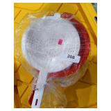 2 New Tupperware Double colanders - Chili Color