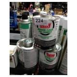 3 Cans Oatey Medium Clear PVC Cement