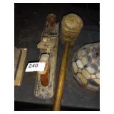 Leather Mallet & Sargent Wood Plane