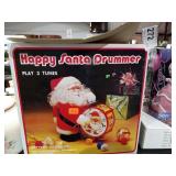 Happy Santa drummer