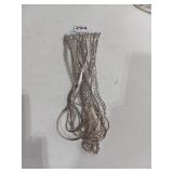 12 Different Silver Toned Chains