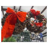 2 Pine Cone Wreaths