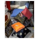 Lot of Decorative Throw Pillows