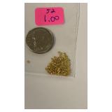 1.00 Grams Natural Alaskian Gold Nuggets/Fines