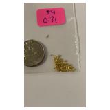 0.31 Grams Natural Alaskian Gold Nuggets/Fines