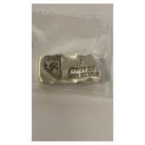 .999 1oz Hand Poured Silver Nevada Bar