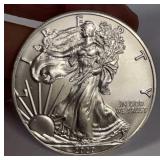 2020 .999  1 oz Silver Eagle $1 coin