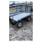 Large wheeled Hand Rolling Wagon Cart