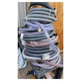 Large pile of hose