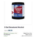 5 Gallons Fuel, Denatured Alcohol