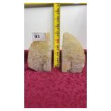 White Crystal Book Ends 5 1/2: Book Ends