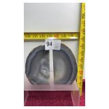 Grey Geode Crystal Book Ends 4 3/4" Tall