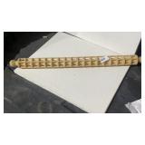 27 1/2" Long Wood Ravioli Roller & Perogie Maker