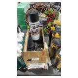 6 Cans Rust-Oleum Textured Metallic Black Paint