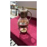 Vintage Coffee Carafe on Warming Stand