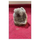 Amethyst Crystal Geode Corner 5" Tall