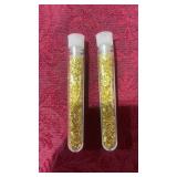 2 Vials of Gold Leaf Foil