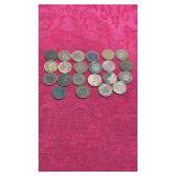 22 Indian Head Cents - Great Dates