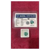 Very Rare Green Sapphire 12.05 Cts, Trillion Cut