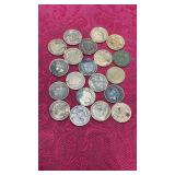 20 Indian Head Cents 1880-1909