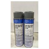 6 Cans Spray Paint ,Light Machinery Gray Ansi70