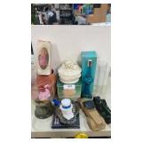 Avon cologne decanters ,Floral Covered  Box and