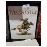 Tin Winchester sign