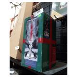 Crystal Tree hurricane lamp